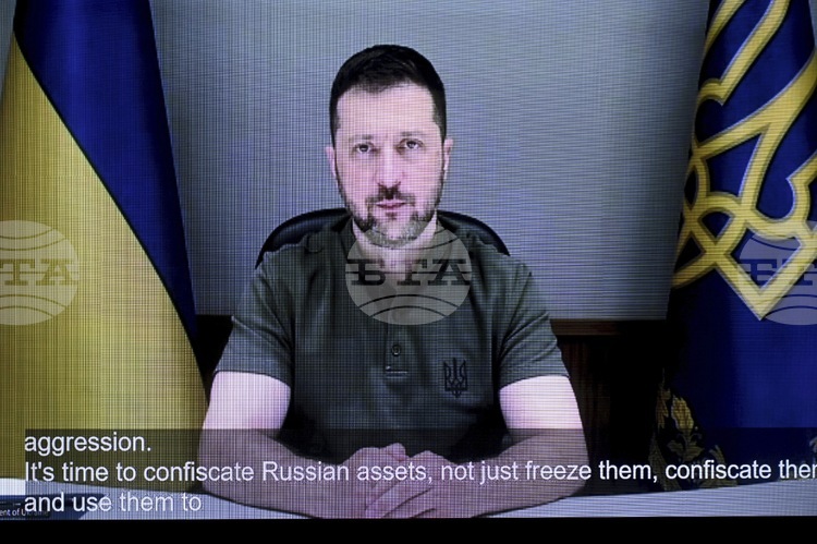 СподелиПрезидентът на Украйна Володимир Зеленски отправи мигновен призив към света