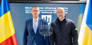 Доставки на оръжие и производство на дронове обсъдиха министрите на отбраната на Румъния и Украйна на среща в Киев