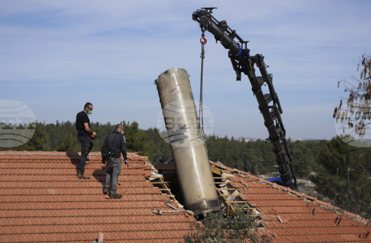 Израелската армия съобщи, че е прехванала поредна ракета, изстреляна от хусите