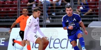 Левски (София) претърпя поражение в третата си среща от квалификационния турнир в Шампионската лига по футзал