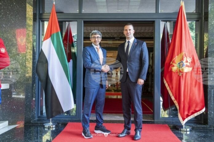 МИНА: Премиерът на Черна гора и външният министър на ОАЕ обсъдиха необходимостта от модернизация на черногорските летища