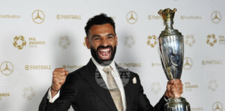 Мохамед Салах печели наградата на Футболната асоциация на Англия за играч на годината за безпрецедентен трети път