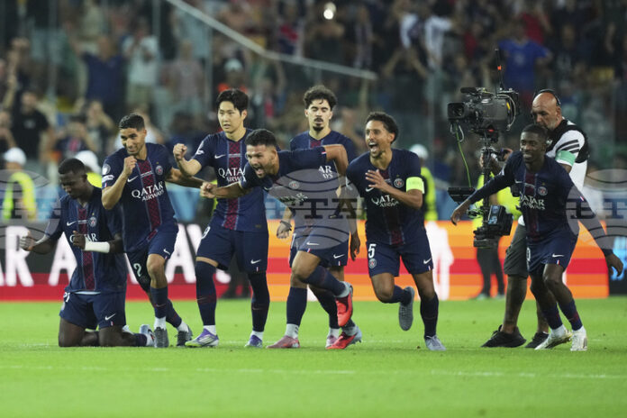 Пари Сен Жермен спечели Суперкупата на Европа с успех над Тотнъм след изпълнение на дузпи