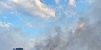 Пожар избухна между хасковските села Елена и Момино