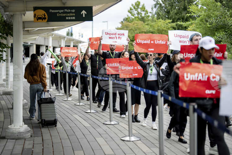 СподелиКанадската авиокомпания Еър Канада обяви че отменя днес след като