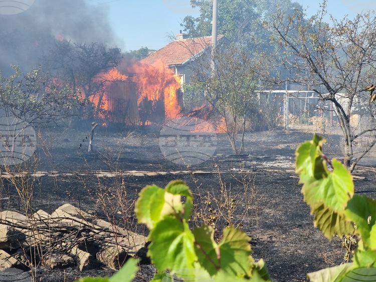 СподелиВоеннослужещи от Българската армия участват активно в потушаването на пожара