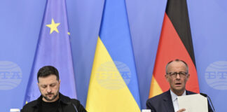 Зеленски, Макрон и Мерц изключиха възможността за предаване на украински територии на Русия