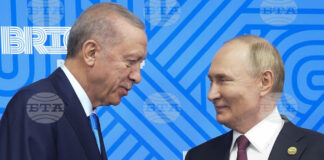 Ердоган разговаря с Путин в Китай