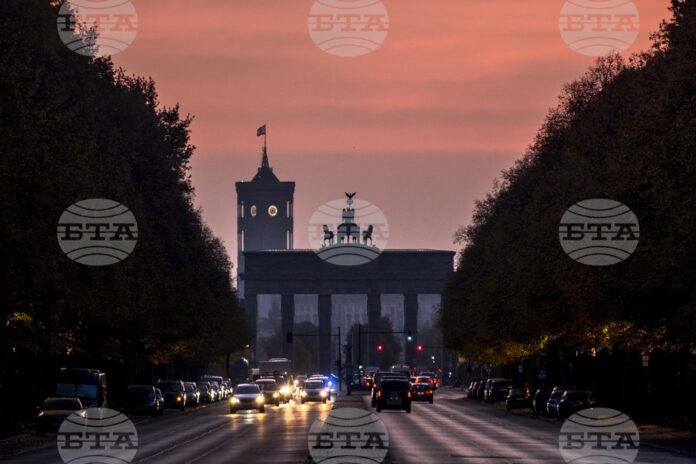 Бранденбургската врата в Берлин.
