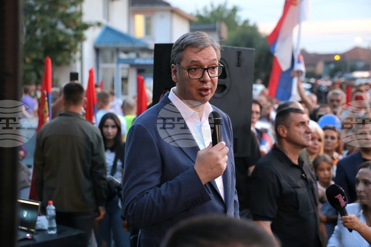 СподелиПрезидентът на Сърбия Александър Вучич направи коментар по телевизия Първа