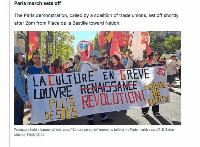 Протести във Франция Протести във Франция