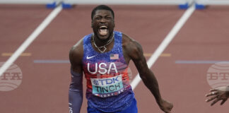 Кордел Тинч спечели златото на 110 метра с препятствия, Фейт Кипйегон добави четвърта световна титла в колекцията си
