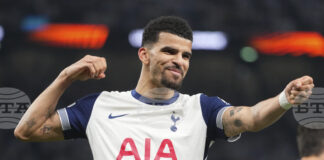 Нападателят на Тотнъм Доминик Соланке е претърпял операция на глезена