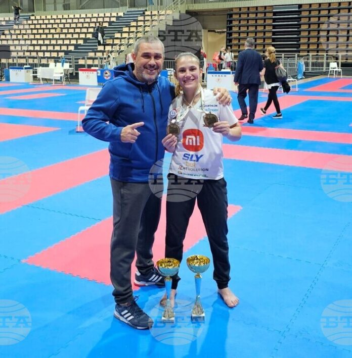 Олимпийската шампионка Ивет Горанова завоюва два златни медала на турнир по карате в Будапеща