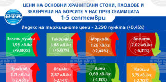 Повечето зеленчуци поскъпват на борсите у нас през седмицата, показват данните на ДКСБТ