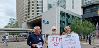 Сто и петдесет четвъртъка протест: баби и дядовци на барикадите в Нидерландия за климата