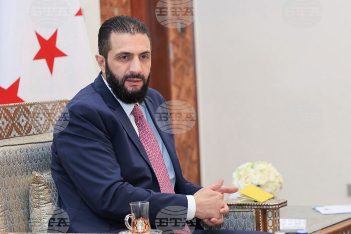 Президентът на Сирия Ахмед аш Шараа