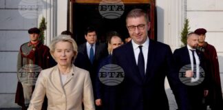 Урсула фон дер Лайен и Християн Мицкоски