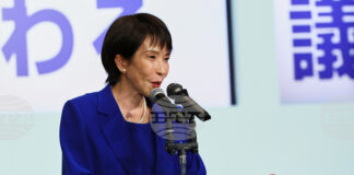 Бившата министърка на вътрешните работи Санае Такаичи е избрана днес за лидер на ЛДП и вероятна следваща министър-председателка на Япония