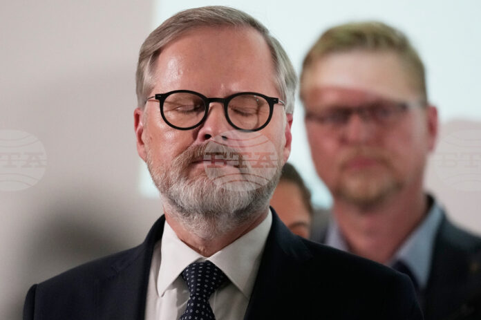 Чешкият премиер Петър Фиала поздрави Андрей Бабиш за победата на Чешкият премиер Петър Фиала поздрави Андрей Бабиш за победата на изборите