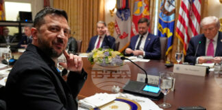 Президентът на Украйна Володимир Зеленски и президентът на САЩ Доналд Тръмп в Белия дом