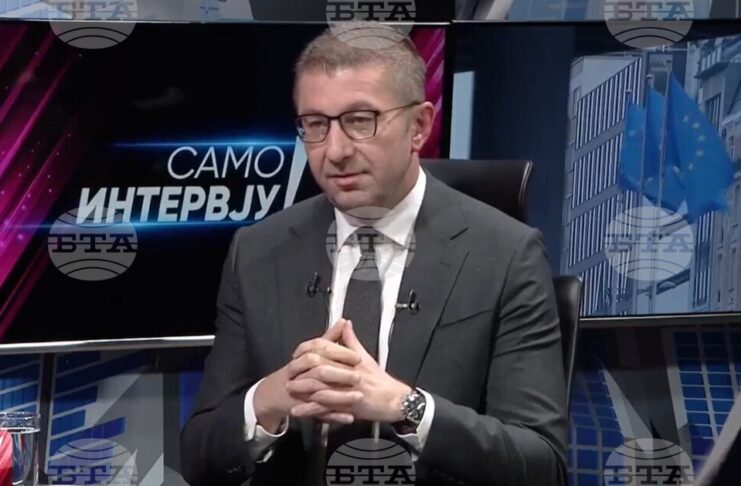 премиерът на Северна Македония Християн Мицкоски