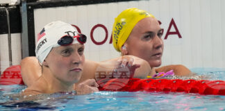 Оттеглилата се от плуването олимпийска шампионка Ариарне Титмус се гордее със съперничеството си с Кейти Ледецки