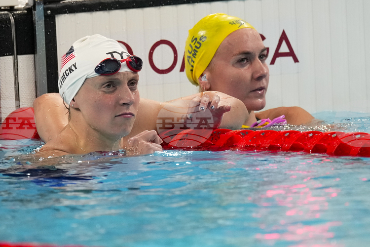 СподелиОлимпийската шампионка по плуване Ариарне Титмус от Австралия която се