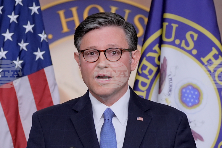 СподелиДнес председателят на Камарата на представителите на САЩ Майк Джонсън