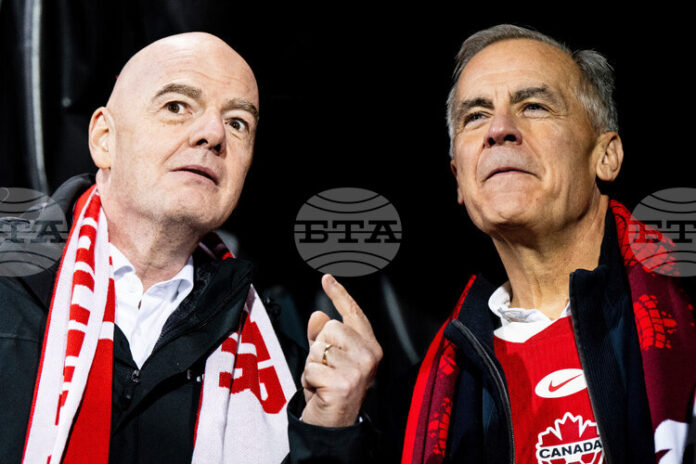 Президентът на ФИФА Джани Инфантино призовава канадците да подкрепят Световното първенство по футбол догодина