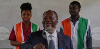 Президентът на Кот д'Ивоар Аласан Уатара спечели изборите, сочат предварителни резултати