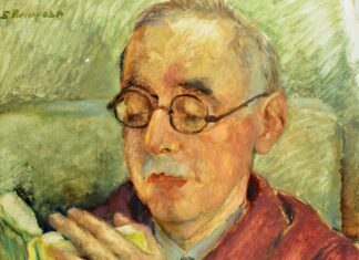 Завръщането на Бистра Винарова в София – изпитание и духовно обновление Бистра Винарова. Портрет на Симеон Радев. ЦДА, ф. 77К, оп. 3, а.е. 93