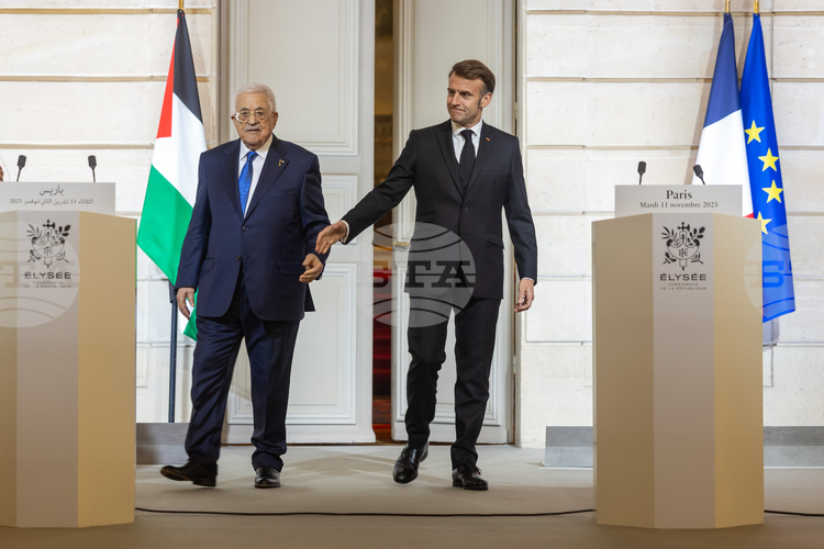 СподелиФренският държавен глава Еманюел Макрон проведе днес среща с палестинския