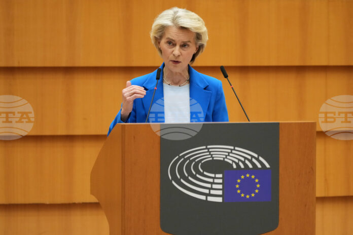 Фон дер Лайен изпрати до членовете на ЕС разяснително писмо Фон дер Лайен изпрати до членовете на ЕС разяснително писмо относно използването на руски средства за Украйна