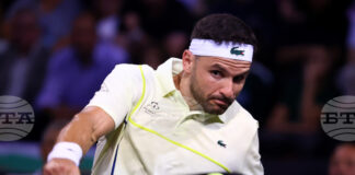 Григор Димитров остана на 44-ото място в световната ранглиста