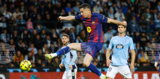 Хеттрик на Роберт Левандовски донесе победата на Барселона срещу Селта Виго в Ла Лига