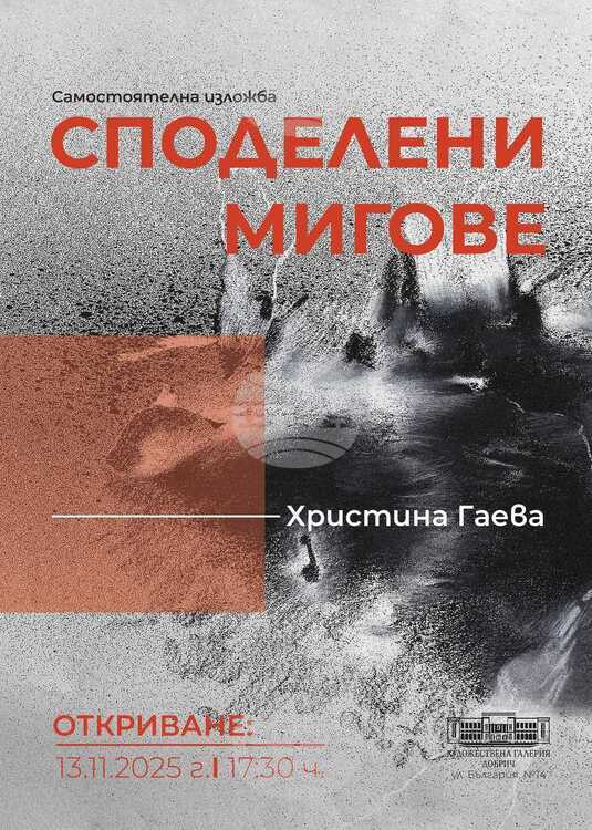 СподелиВ Художествената галерия на Добрич ще се проведе изложбата Споделени