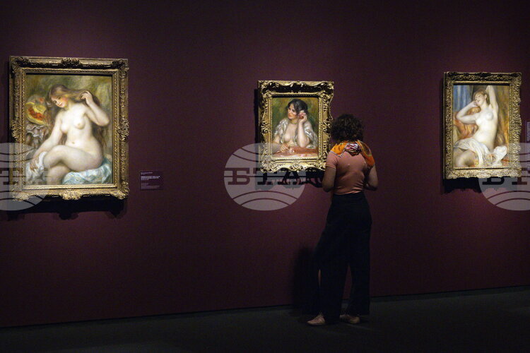 Рядко излагана творба от френския импресионист Пиер Огюст Реноар показваща сина