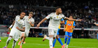 Килиан Мбапе вкара два гола и Реал Мадрид победи Валенсия в ЛаЛига