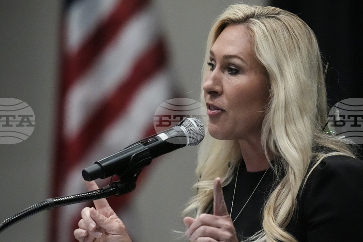 СподелиМарджъри Тейлър Грийн републиканска представителка в Камарата на представителите на