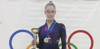 Националката Деница Минкова спечели три медала на турнир по художествена гимнастика в Кипър