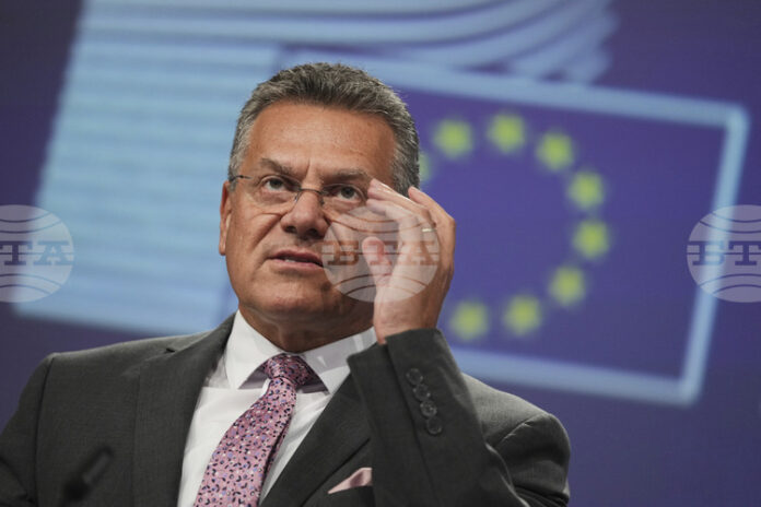 Новият пакет за икономическа сигурност на ЕС ще включва ограничения върху износа, обяви еврокомисарят по търговията Марош Шефчович