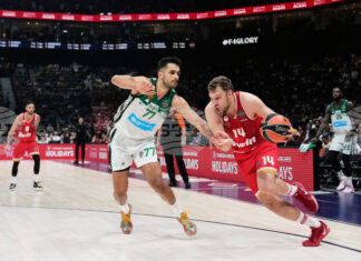 Олимпиакос с Александър Везенков се наложи над лидера в Евролигата Апоел Тел Авив