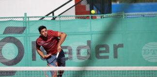 Динко Динев премина в третия кръг на сингъл на турнир по тенис в Анталия