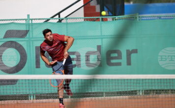 Динко Динев премина в третия кръг на сингъл на турнир по тенис в Анталия