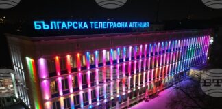 Фасадата на БТА ще бъде осветена в празнични цветове за Нова година