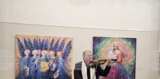 Изложба "Духовни откровения" на художничката и поетеса Аннаел откриха в плевенската художествена галерия "Илия Бешков"