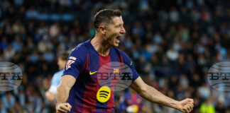 Милан преговаря за привличането на нападателя на Барселона Роберт Левандовски през януари