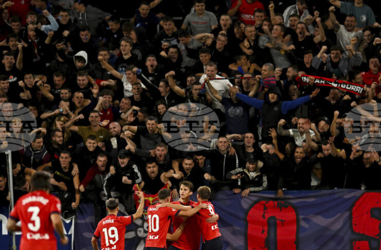 Осасуна надви Алавес две попадения на Анте Будимир през второто полувреме