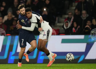 Пари Сен Жермен постигна голяма победа срещу Рен, Хвича Кварацхелия вкара два гола Пари Сен Жермен постигна голяма победа срещу Рен, Хвича Кварацхелия вкара два гола